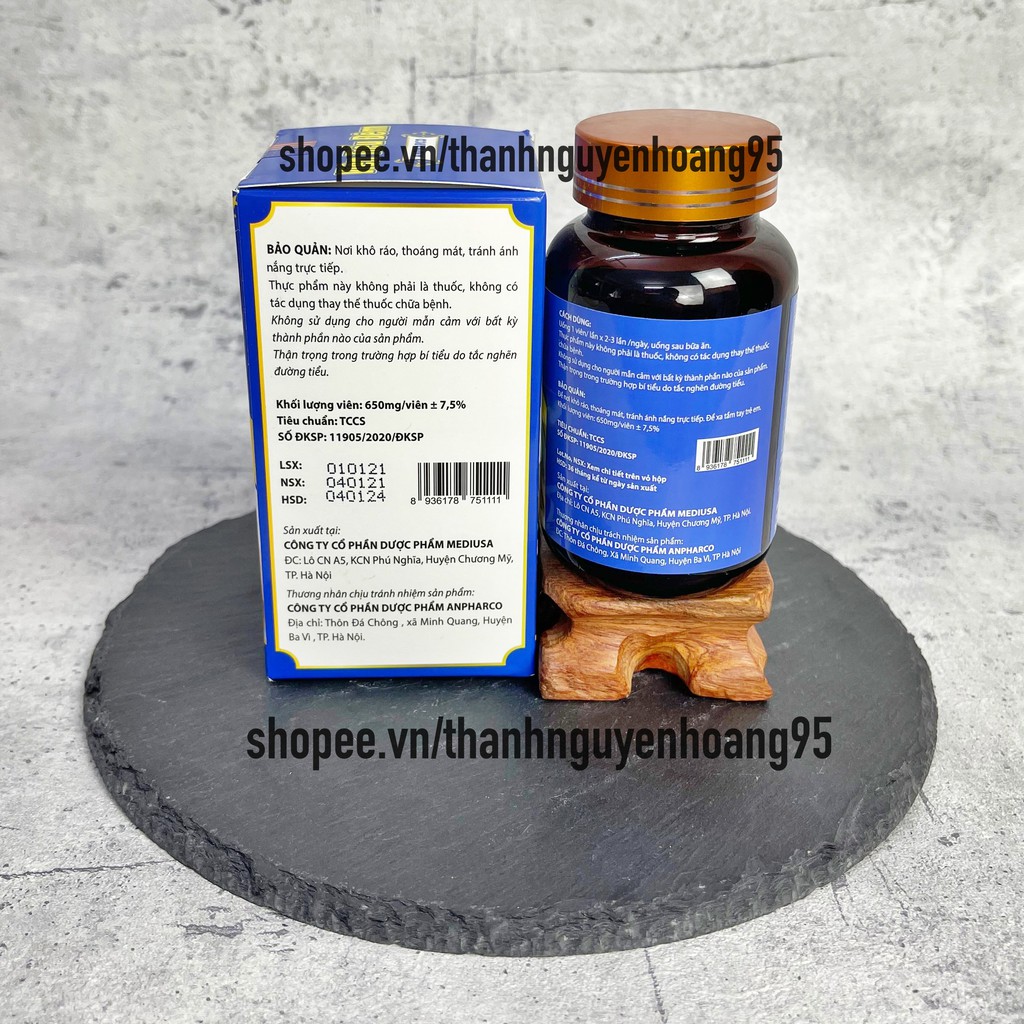 VIÊN TIỂU ĐÊM tăng cường chức năng thận, giảm tình trạng tiểu đêm – chai 30 viên nang mềm