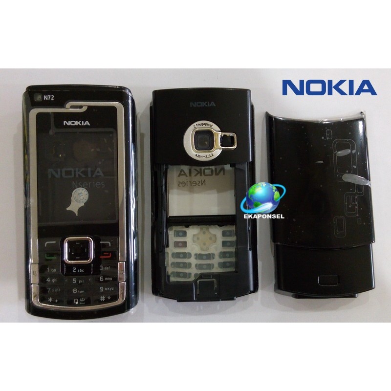 Ốp Lưng Bảo Vệ Toàn Diện Cho Nokia N72 Đen