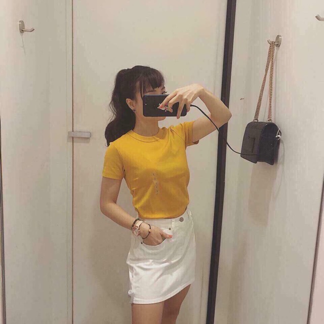 Áo len tăm cộc tay unni | BigBuy360 - bigbuy360.vn