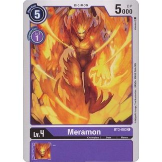 Thẻ bài Digimon - TCG - Meramon / BT3-083'