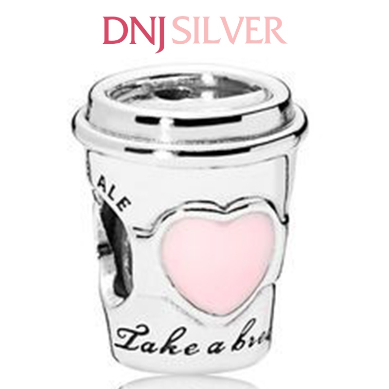 Charm bạc 925 cao cấp, hàng chuẩn bạc - Charm Take a Break Coffee Cup thích hợp để mix vòng tay charm - DN240
