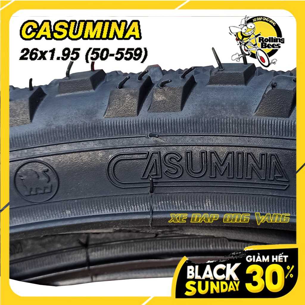 Vỏ Lốp, Săm Ruột Địa Hình Casumina 26x1.95  Chính Hãng, Giá rẻ