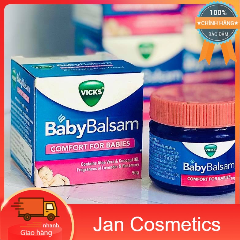 Dầu bôi ấm ngực vick baby balsam Úc (mẫu mới)