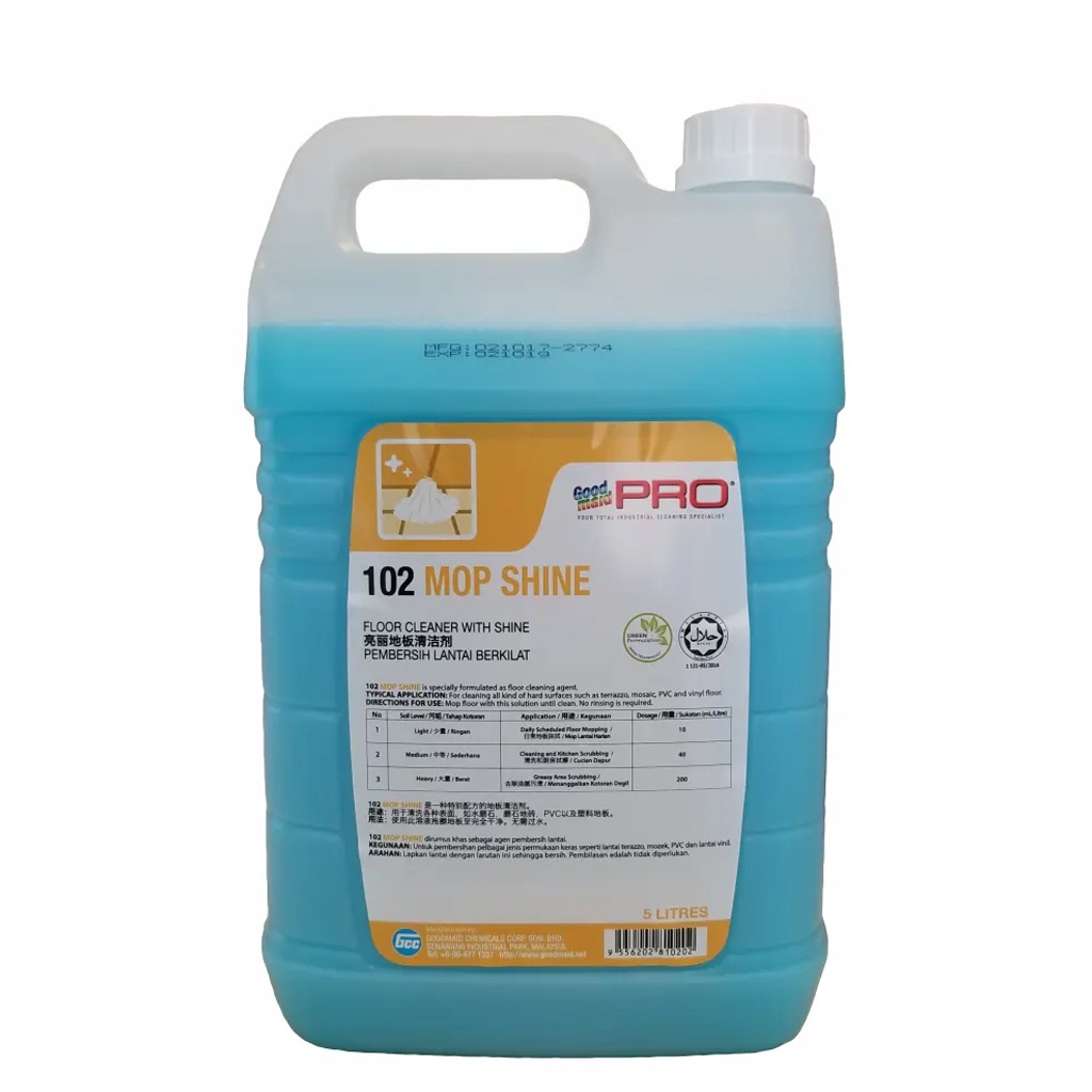 Dung dịch lau sàn tạo bóng Goodmaid Pro GMP 102 Mop Shine 5l