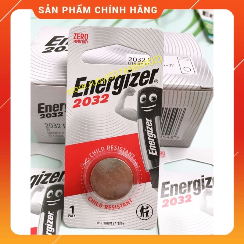 Pin Cúc Áo Energizer E-CR 2032 BP1 Nhập Khẩu Indonesia