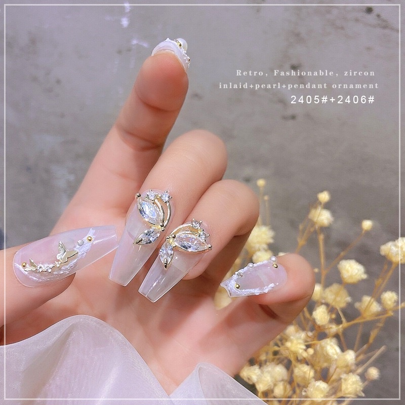 Charm cao cấp trang trí móng - charm hot trend 2021