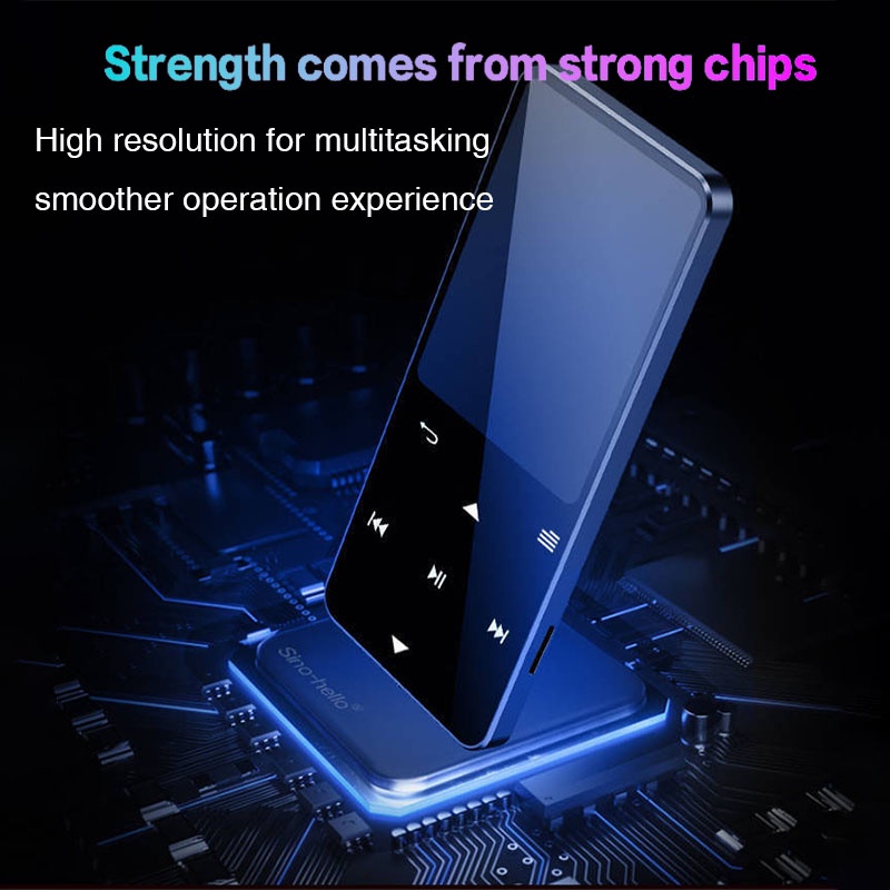 Máy Nghe Nhạc Mp3 MP4 4.2 Bluetooth HiFi Nút Cảm Ứng Nhỏ Gọn