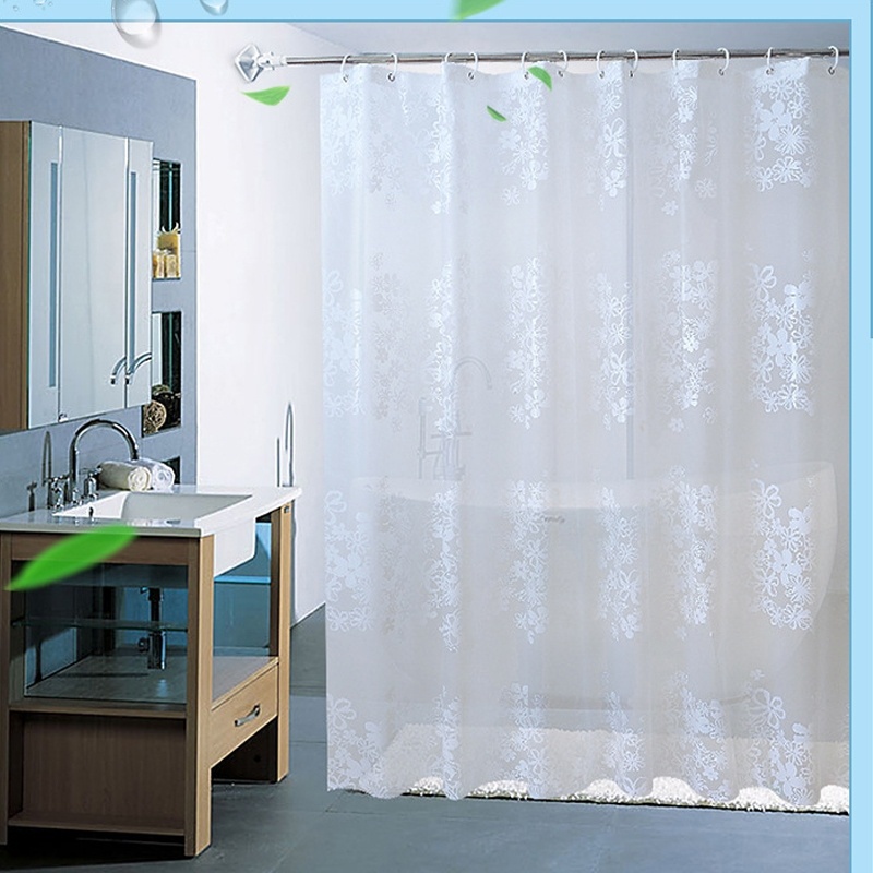 Rèm Phòng Tắm Chống Thấm Nước Chống Ẩm Mốc In Họa Tiết Hình Học Đơn Giản