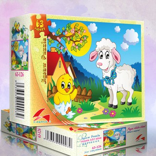 Tranh xếp hình 63 mảnh - NGẠC NHIÊN CHƯA!