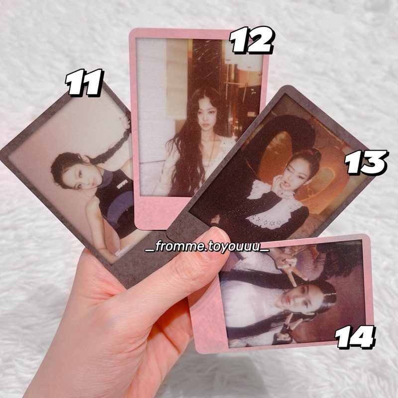 Ảnh photocard Jennie Rosé Lisa Jisoo card BLACKPINK chính hãng