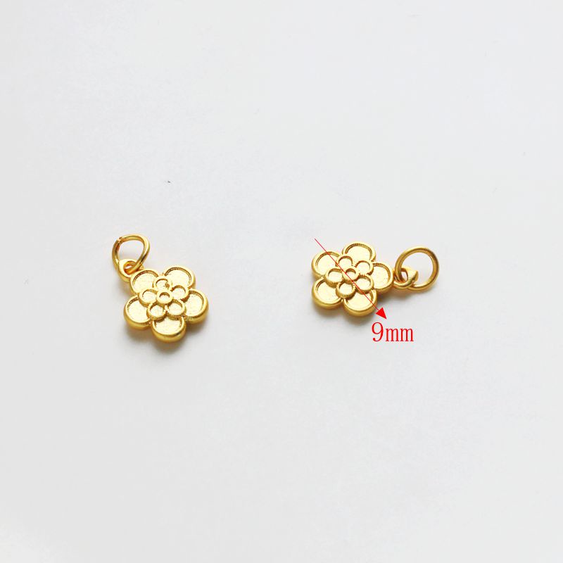 Túi Đồng 18k Hình Bông Hoa Màu Vàng Đồng Cổ Điển Dùng Làm Trang Sức diy