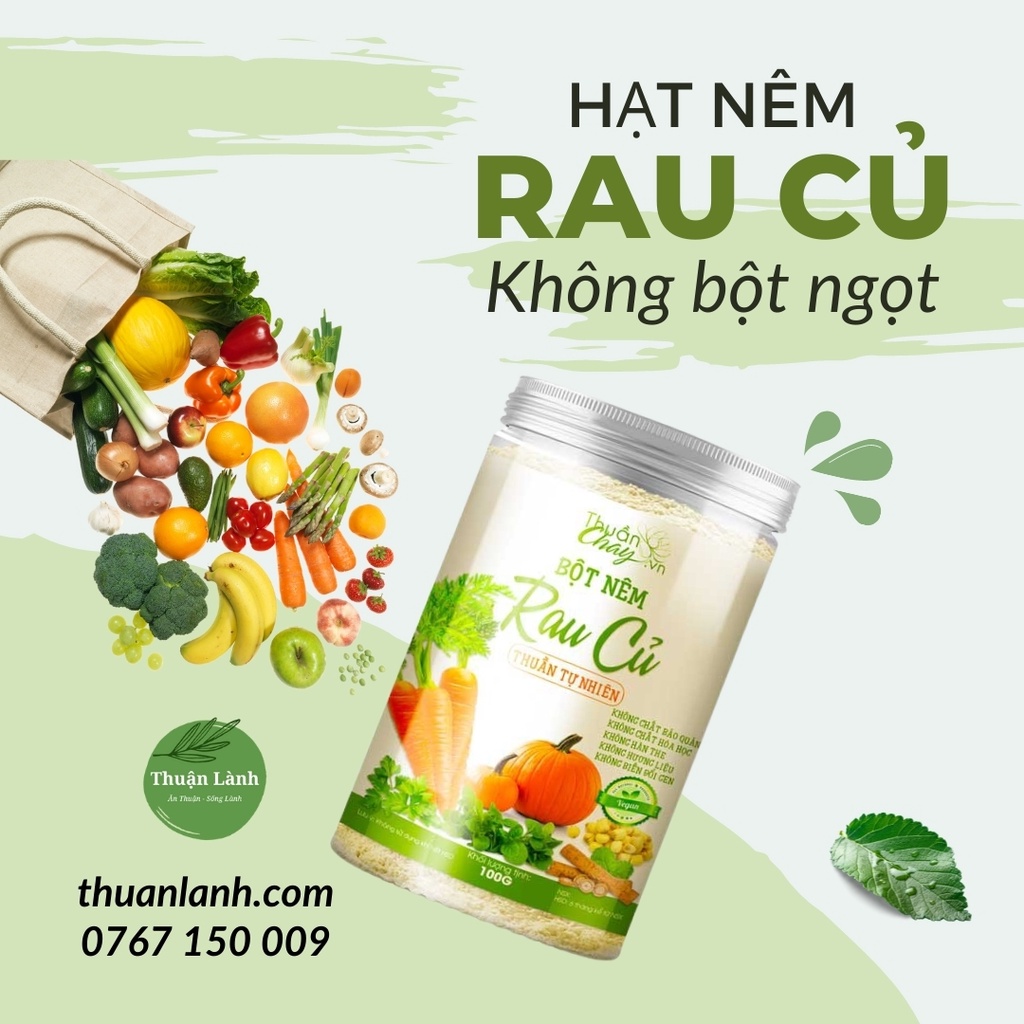 Hạt Nêm Rau Củ Thuần Chay 500g - Thuận Lành - Thơm Ngon Bổ Dưỡng