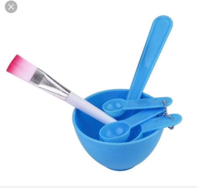 Bộ dụng cụ trộn mặt nạ đắp mặt 4in1