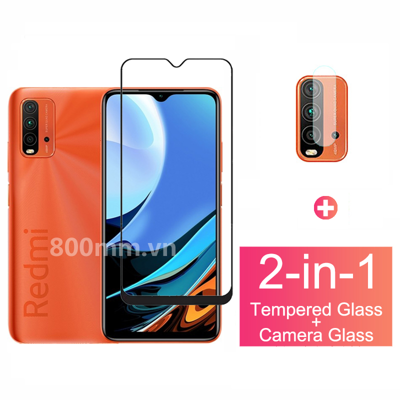 Redmi 9T Tempered Glass For Xiaomi Redmi Note 9t 9s 9 Pro Mi 10t Pro Lite Poco M3 X3 Screen Protector Full Coverage Protective Camera Screen Glass Film