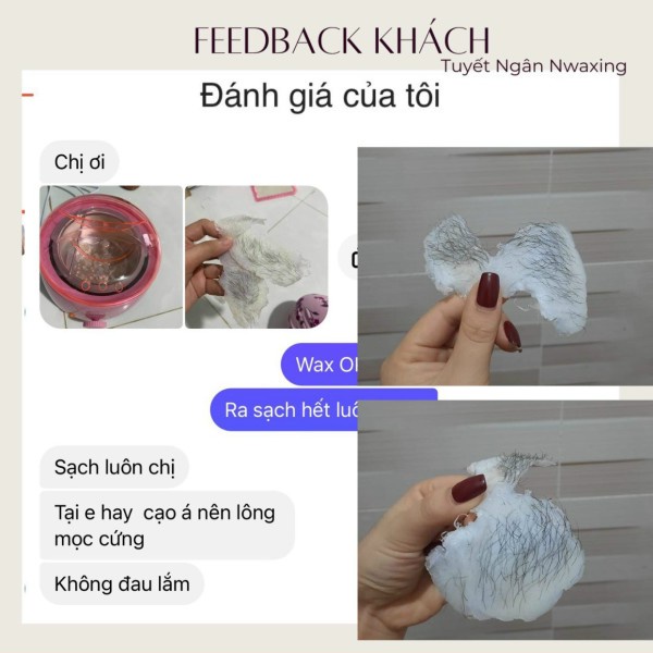 500gr Sáp Wax Lông Nóng Trong Suốt Cao Cấp có mùi thơm tặng kèm 25 que gỗ phết sáp