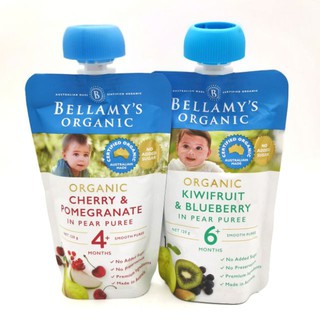 Trái cây ăn dặm cho bé Bellamy's Organic
