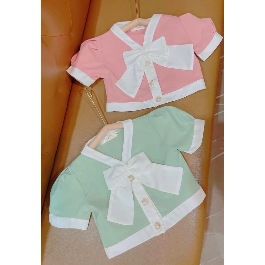 Sét váy nơ lạ mắt cho bé gái 20-33kg