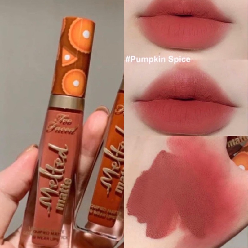 AUTH - SALE OFF SON KEM LÌ TOO FACED MELTED MATTE LIMITED EDITION CÁC MÀU BEST SELLER