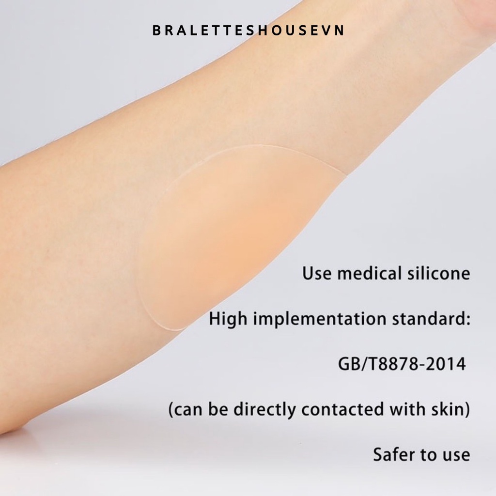 DÁN NGỰC SILICON NHẬT TÀNG HÌNH SỬ DỤNG NHIỀU LẦN SIÊU DÍNH SIÊU MỎNG CÓ BẢO VỆ NGỰC PK1401 Bralettehousevn