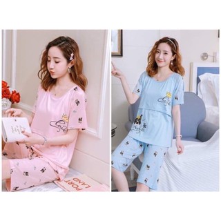 Bộ đồ bầu và cho con bú cộc tay - bnc011