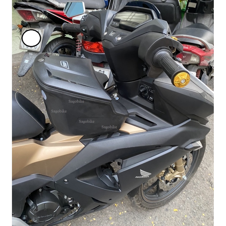 Thùng giữa Winner X V3, thùng Givi G12N kèm bát gắn Winner X V3