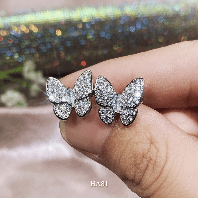 Bộ trang sức nữ hình bướm đính đá phụ kiện thời trang cao cấp xinh xắn Annie HA81
