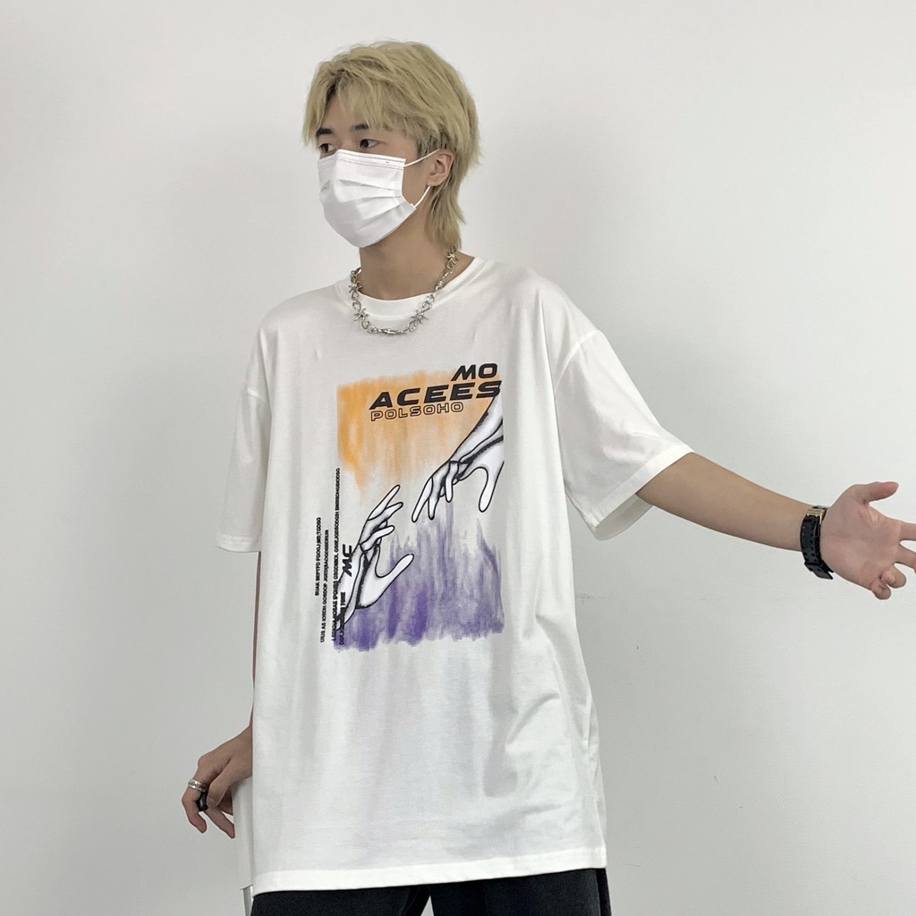 Áo thun tay lỡ form rộng unisex Neko.sg ATL222