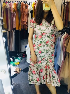 Váy voan tơ hàng thiết kế