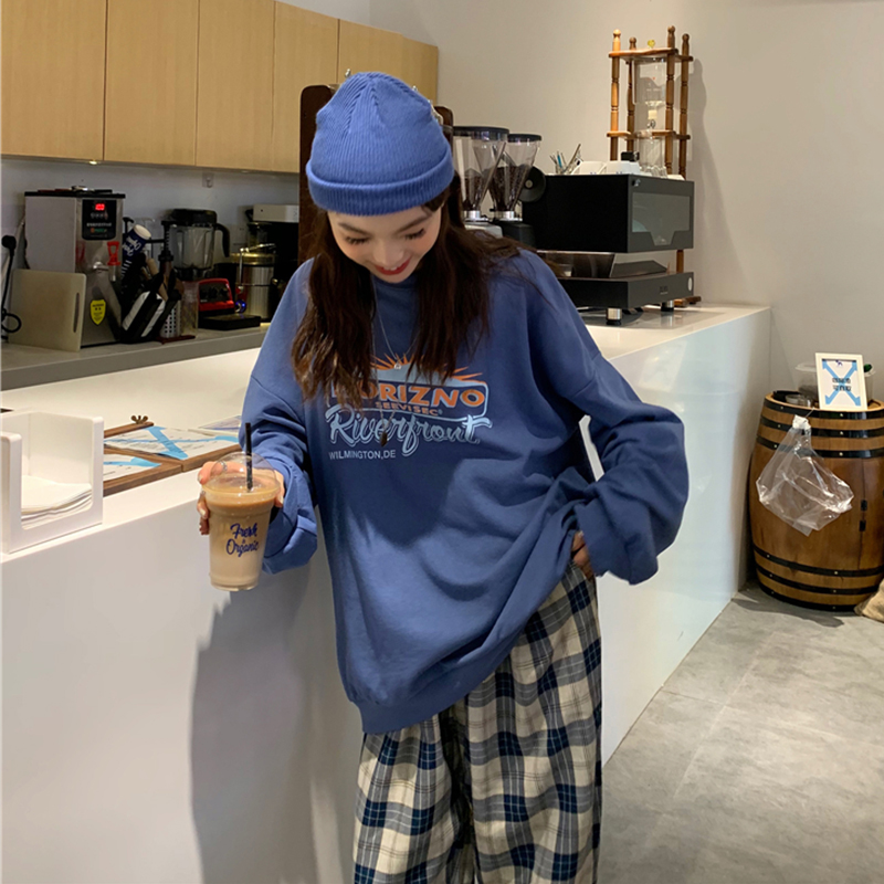 NRVP Áo thun tay dài dáng rộng thời trang 2020 cho nữ