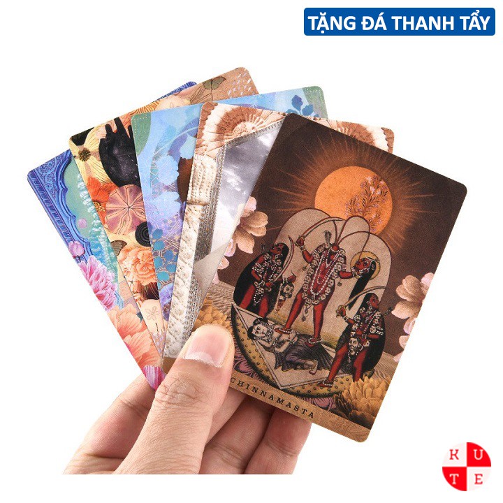 Bài Oracle A Yogic Path 54 Lá Bài Tặng Đá Thanh Tẩy C23