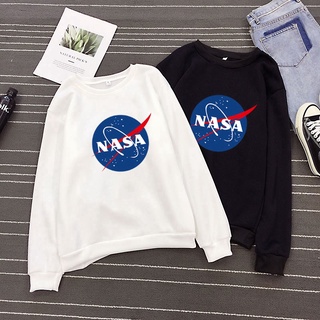 Áo Sweater thu đông cổ tròn Nam nữ dài tay NASA Sweatshirt