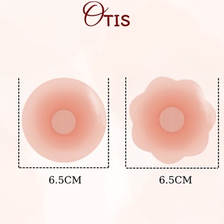 Miếng Dán Ti Silicon Sử Dụng Nhiều Lần Hộp Xanh 5 Cặp Nhũ Hoa Tàng Hình Siêu Dính OTIS - 999 HOA