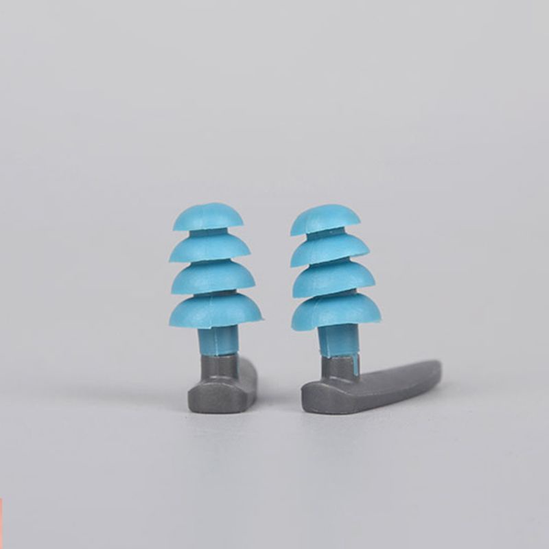 Nút Bịt Tai Bằng Silicon Mềm Chống Nước Chống Ồn Dùng Khi Bơi Lội