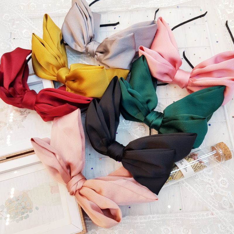 [ GIÁ SIÊU RẺ ] BỜM NƠ,  BỜM SATIN NƠ TIỂU THƯ