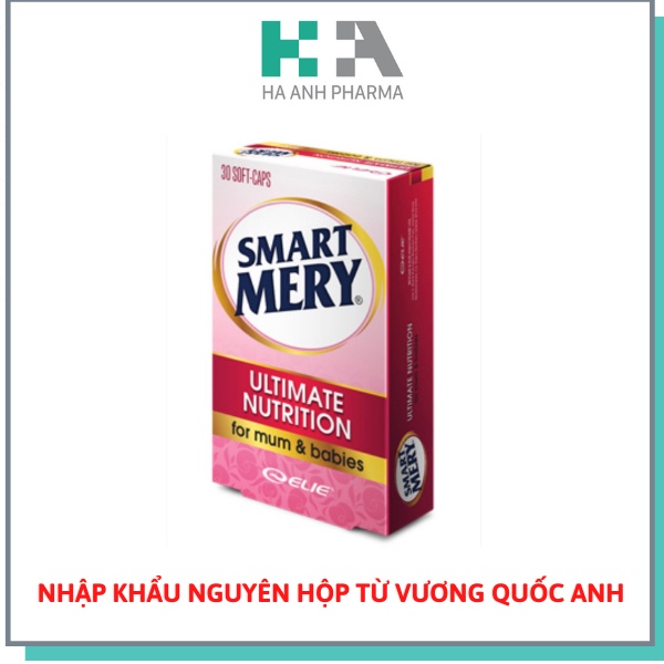 SMART MERY - BỔ SUNG SẮT VÀ CÁC VITAMIN CHO BÀ BẦU - NHẬP KHẨU ANH