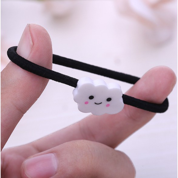 Chun buộc tóc, dây buộc tóc, cột tóc đám mây  Clovershop68