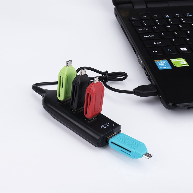 Hub Chia 4 Cổng Usb 2.0 Tốc Độ Cao Cho Laptop Pc