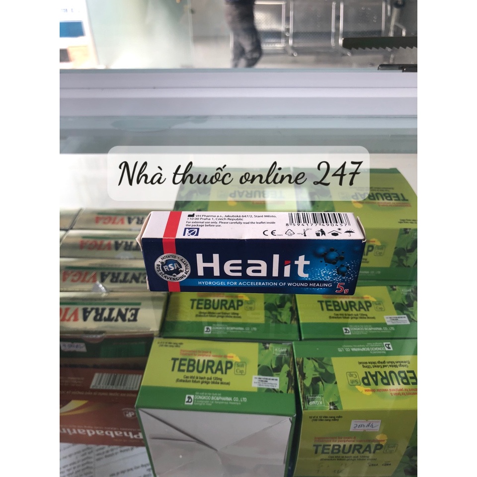 Gel Healit tuýp 5g - Làm lành nhanh vết thương hở ,không để lại sẹo ,không dị ứng ,kích thích da, không gây đau đớn
