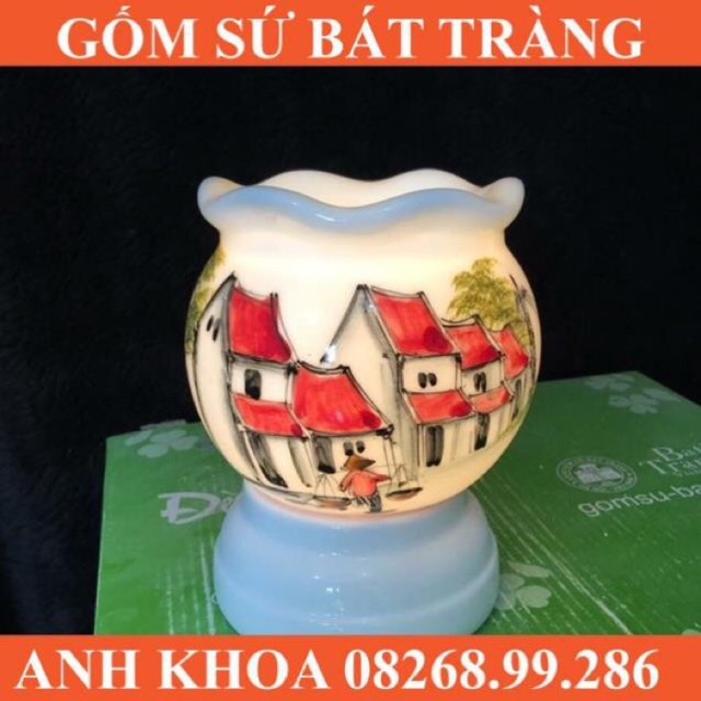 Đèn mới ra lò - Gốm sứ Bát Tràng Anh Khoa