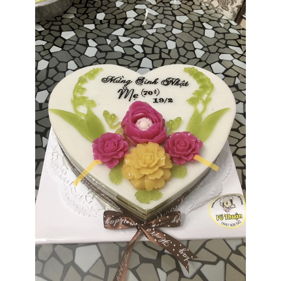 Khuôn Silicon Hoa Hồng Kiss 5,5 cm