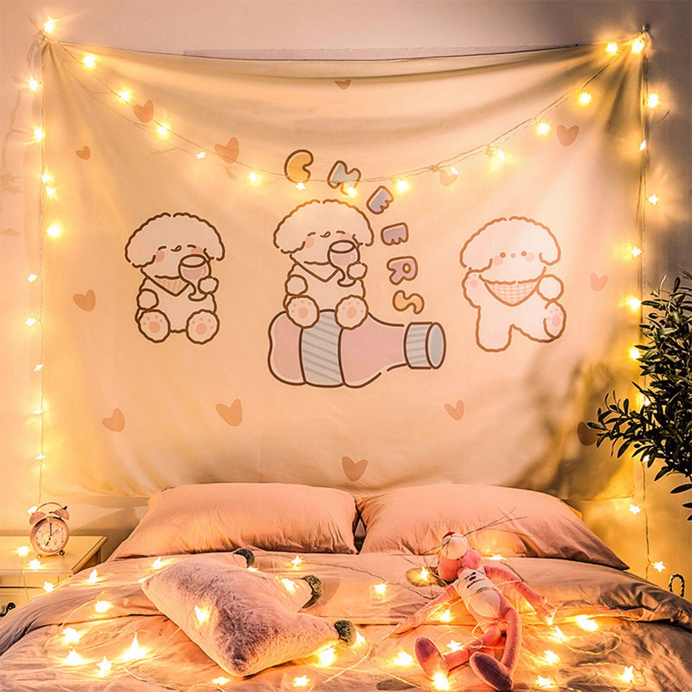 Thảm Treo Tường Họa Tiết Hoạt Hình Dễ Thương 95*73CM