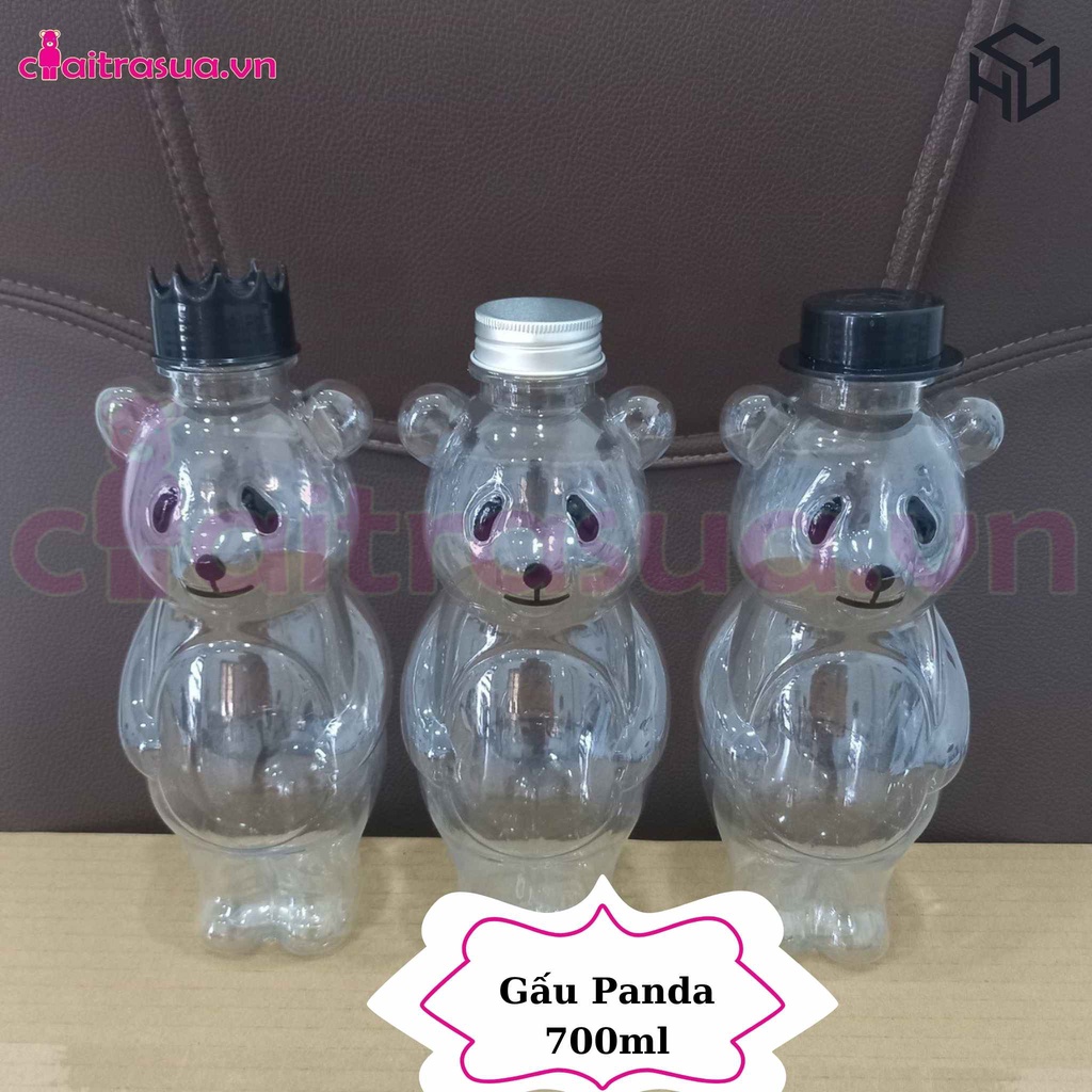 Chai Nhựa Pet  Cao Cấp hình nhân vật  400-700ml  dùng đựng trà sữa, nước ép, kẹo giá rẻ tại xưởng