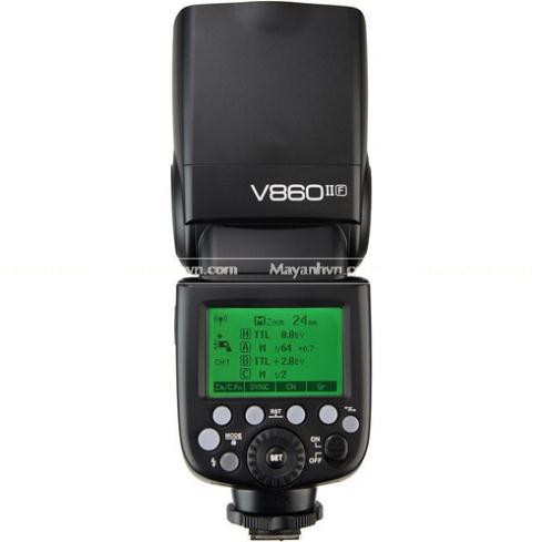 Đèn flash Godox Li-ion VING V860II cho Sony, Canon, Nikon, Fujifilm (Bảo hành 12 tháng)