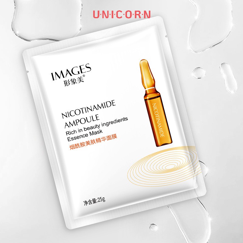 Mặt nạ tinh chất dưỡng da Image Beauty Niacinamide Thu nhỏ lỗ chân lông, Dưỡng ẩm Hyaluronic Acid Ampoule