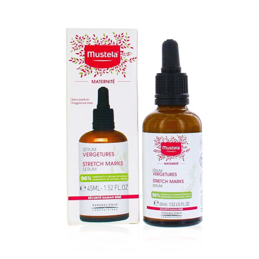 Tinh Chất Làm Mờ Vết Rạn Da Cho Mẹ Bầu Mustela 45ml TẶNG Kem Ngăn Ngừa Rạn Da 10ml