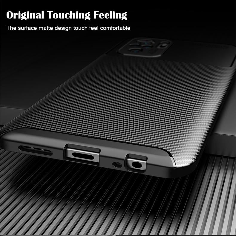 Ốp Điện Thoại Silicon Sợi Carbon Cho Xiaomi Redmi Note 10 4g 10 5g 10 Pro Max 10s