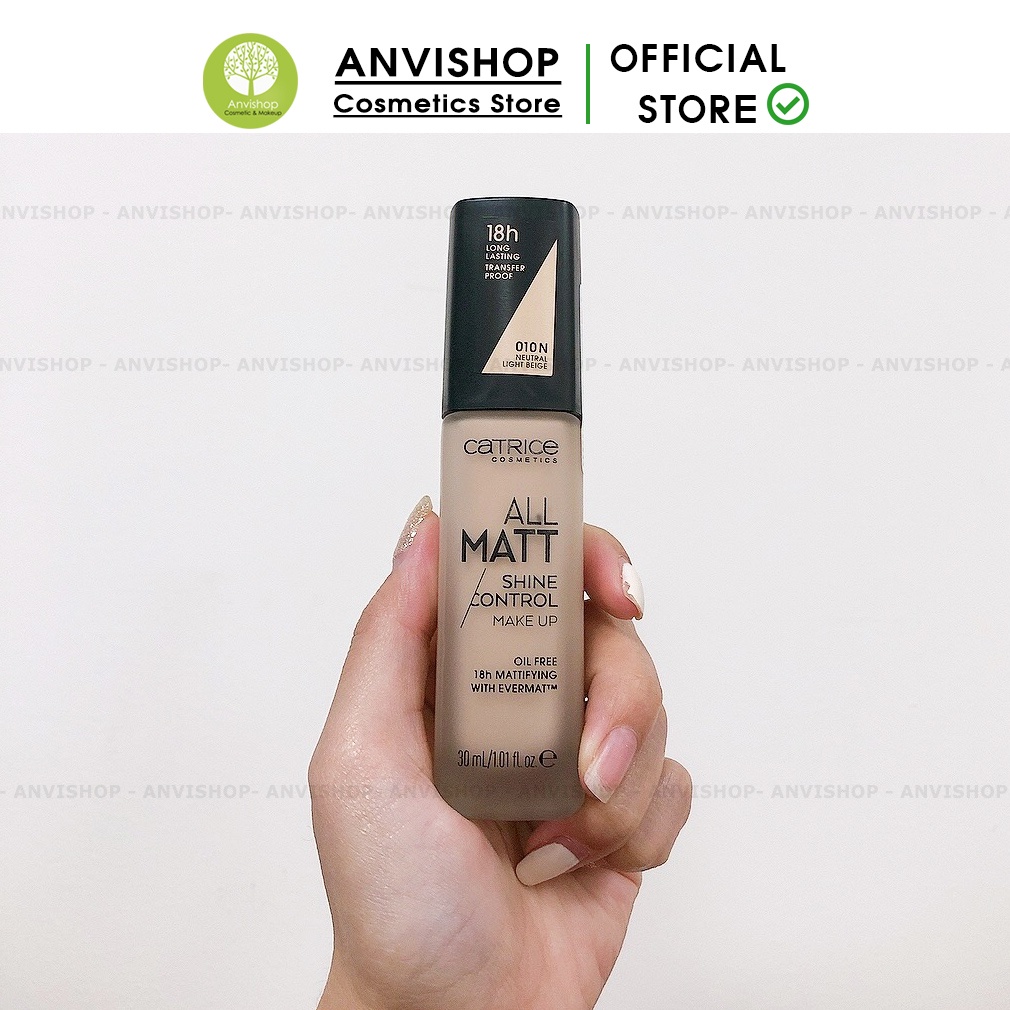 Kem nền catrice all matt plus 18h