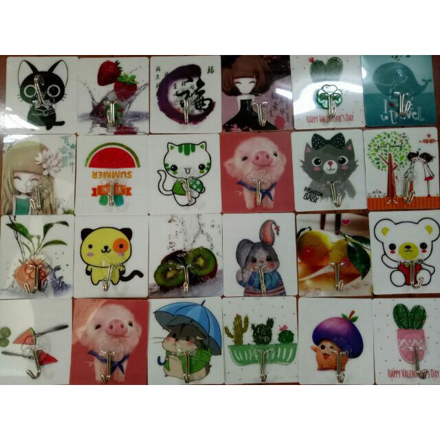 Móc Dán Tường 3D Siêu Dính Chắc