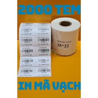 Decal in tem mã vạch nhiệt 35x22