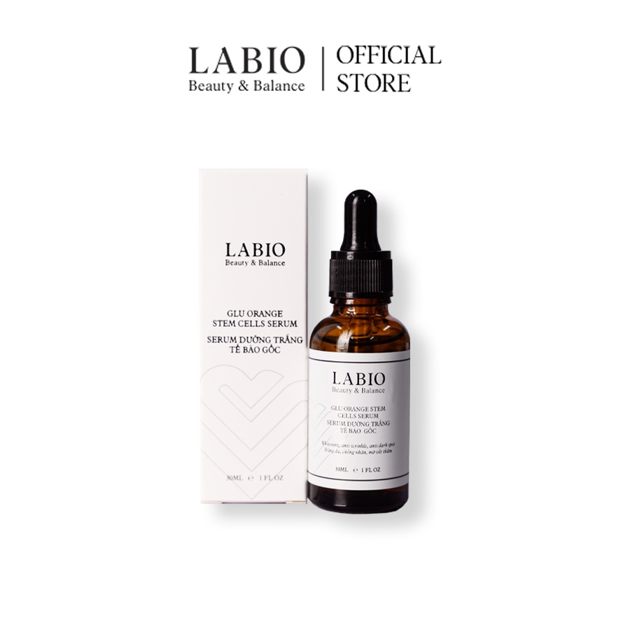 Serum Dưỡng Trắng Tế Bào Gốc LABIO - Glu Orange Stem Cells Serum 30ml
